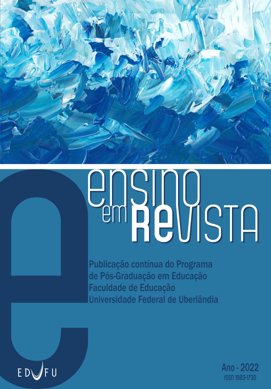 Imagem azul, com o título da revista escrito em branco 