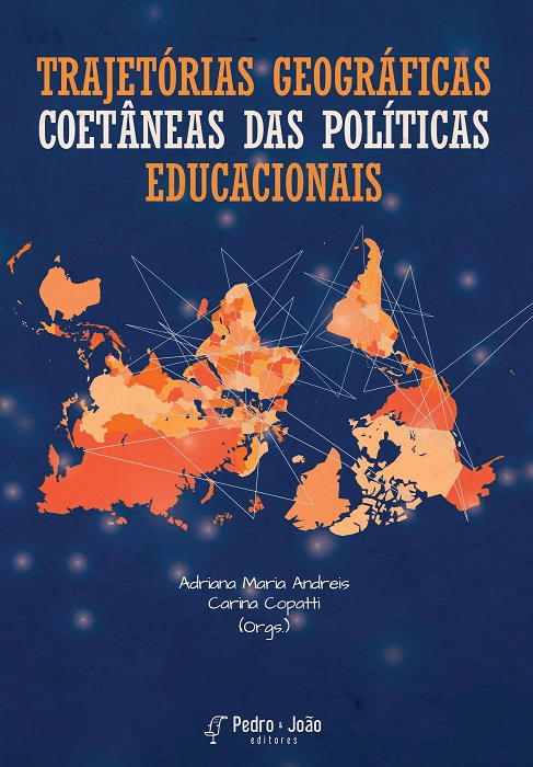 Capa do livro Trajetórias geográficas coetâneas das políticas educacionais