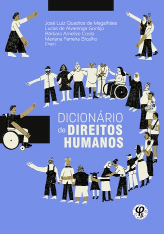 Capa azul com fugiras de pessoas diferentes vestidas em cores preto e branco, título no centro.