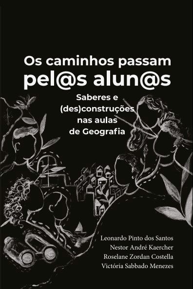 Capa preta com ambiente construído em branco. 